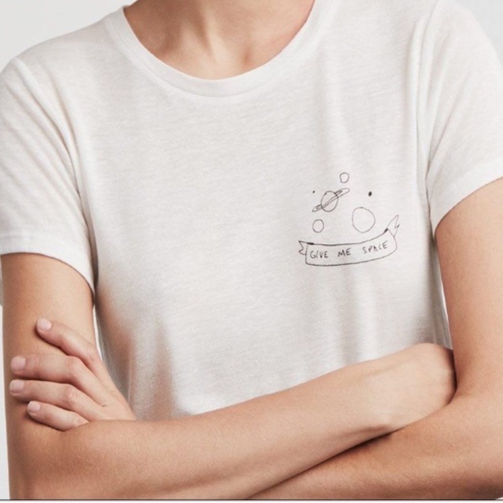 Reformation “give me space” shirt